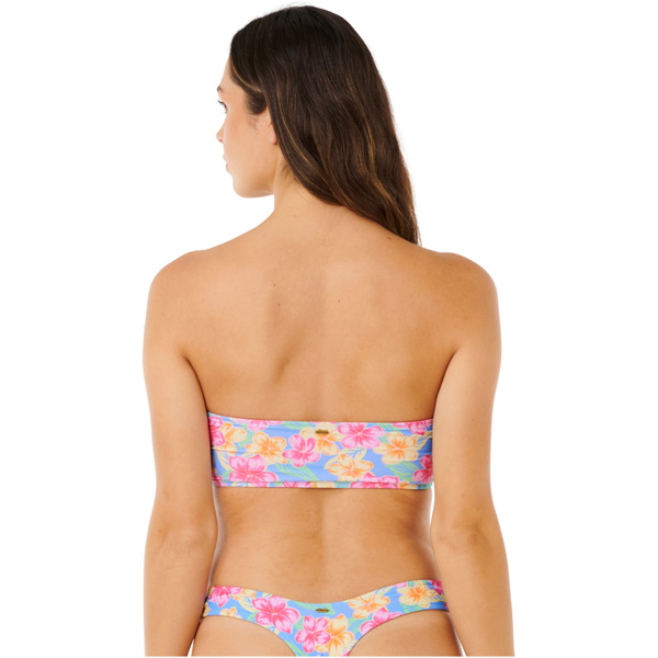 2026 Rip Curl Womens Malibu Cove Revo Bandeau 0X4WSW - Blue